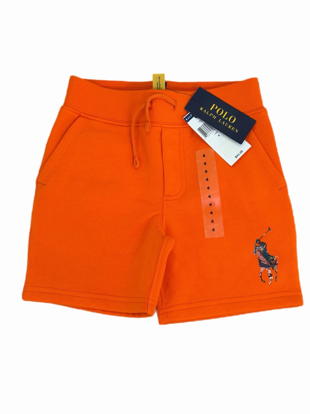 NWT Polo by Ralph Lauren Orange Kids Pull-On Shorts - Size 4T